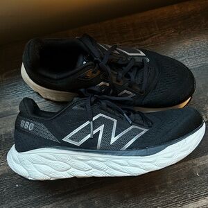 New Balance Sneakers Womens 8.5 Unisex 880 V14 Black Running Shoes Fresh Foam